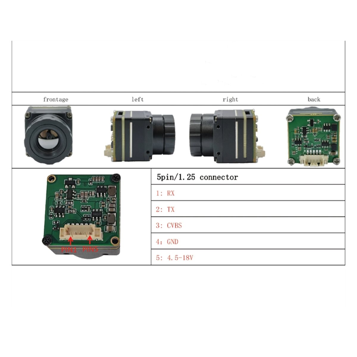 Drone Thermal Imaging - SWXF 적외선 열화상 모듈 고화질 카메라