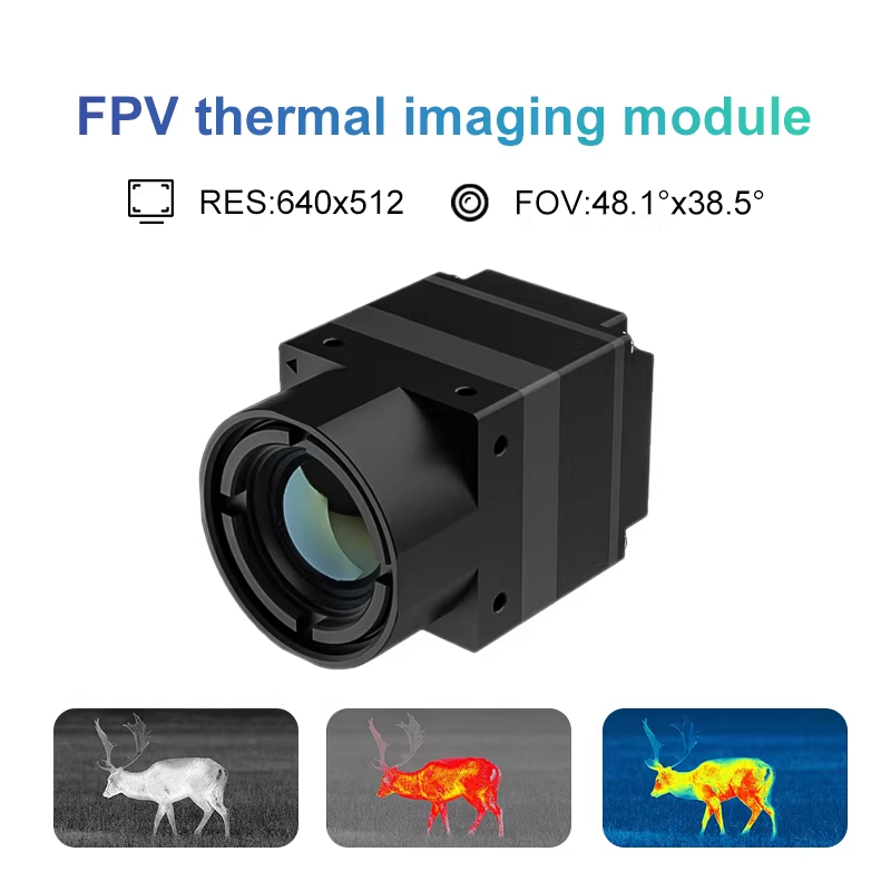 Drone Thermal Imaging - FPV 열화상 카메라 CVBS 인터페이스 256/384/640