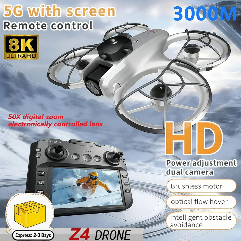 새로운 미니 Z4 드론 4K 프로페셔널 WIFI 5G  - Drone Lidar 리뷰 및 가격