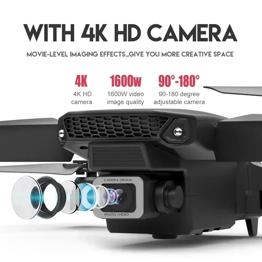 E88 프로 와이파이 FPV 드론, 광각 HD 4K 1 - Drone Lidar 리뷰 및 가격
