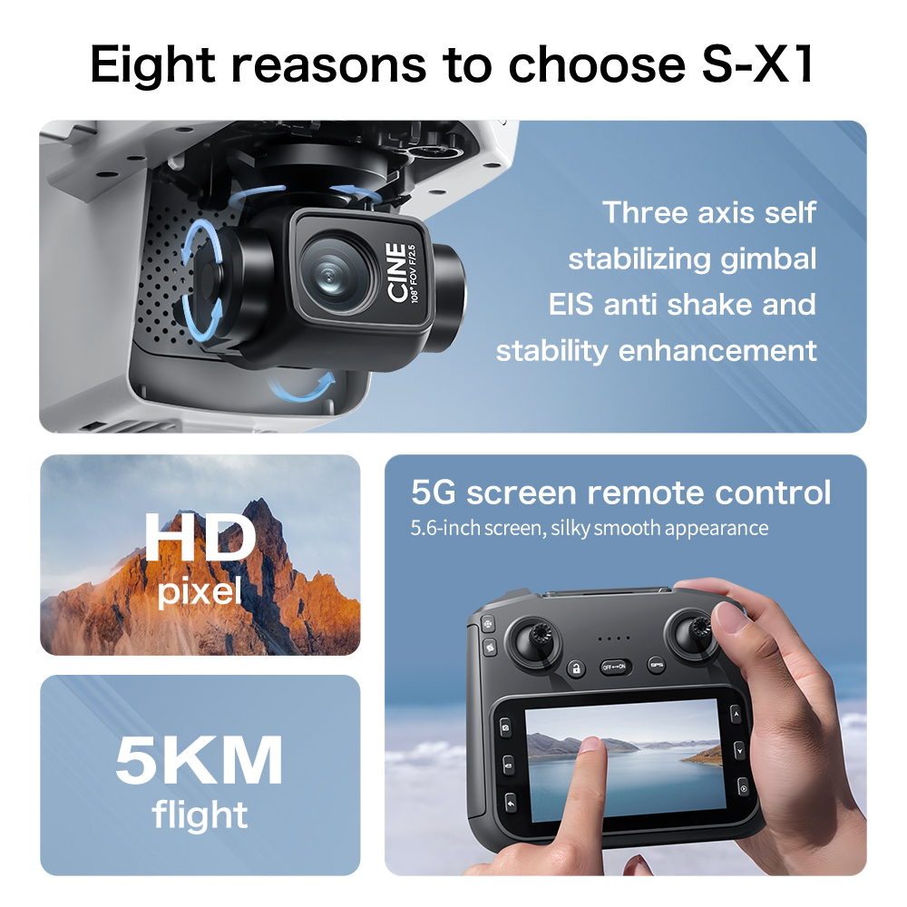 탑딜 S-X1 MAX GPS 드론 3축 짐벌 4K UH - Drone Multispectral 리뷰 및 가격